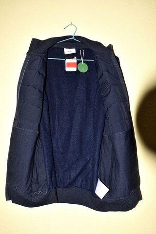 cazadora bomber azul