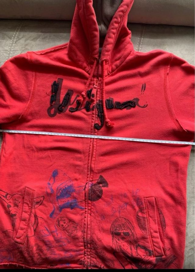 Sudadera desigual talla M 