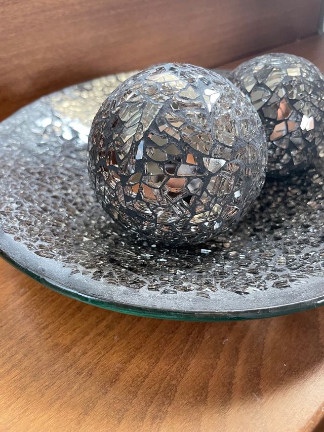 Decoración de cristal y cerámica