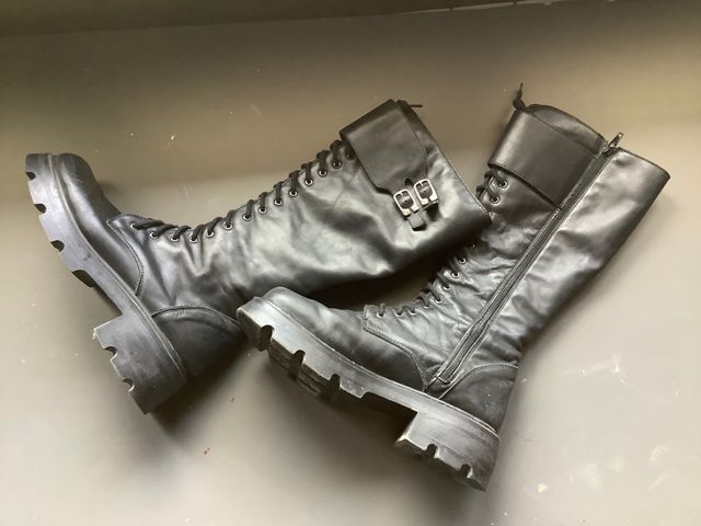 Botas altas polipiel 39