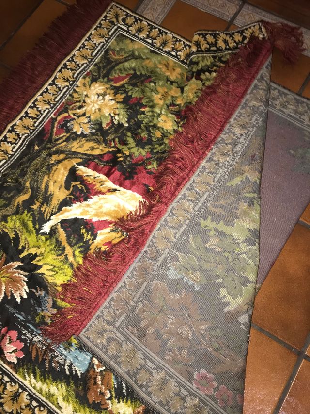 Tapiz antiguo 160x98 marroquí en perfecto estado