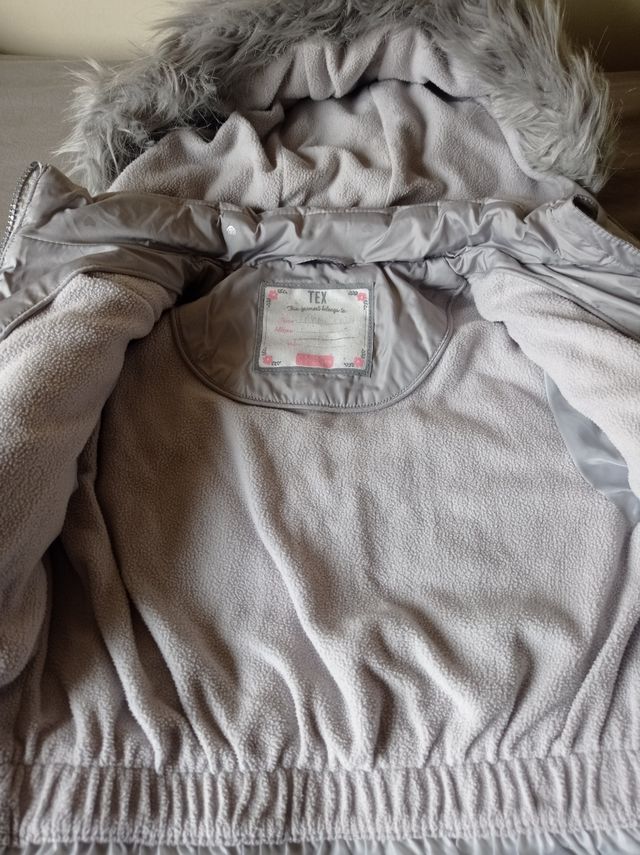 Parka larga niña Tex