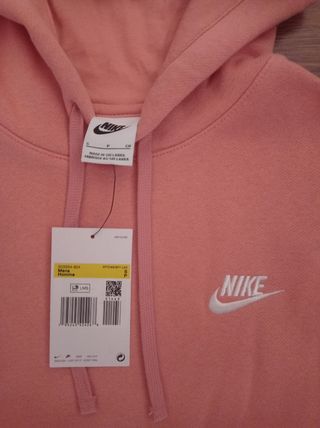 Sudadera Nike con Capucha Salmón 