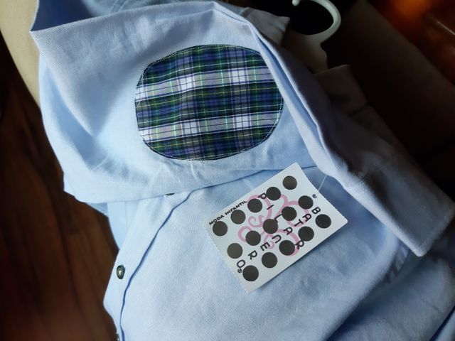 Camisa niño manga larga talla 8