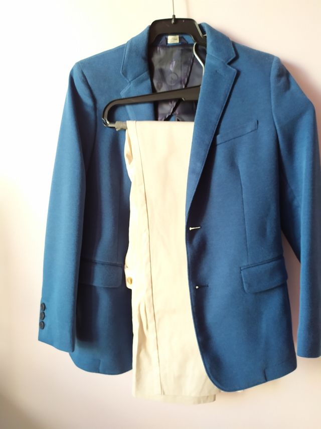 Americana azul TIZAS T 9 años