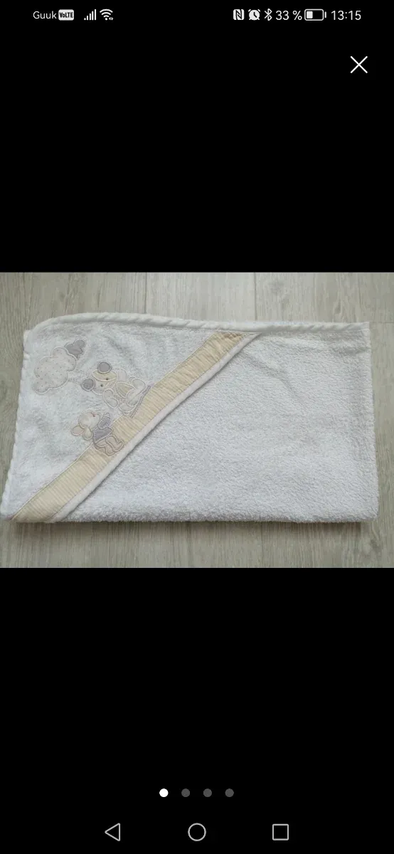 Toalla baño con capucha para bebé + REGALO