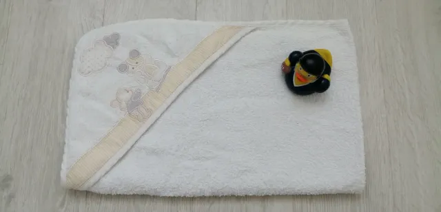 Toalla baño con capucha para bebé + REGALO