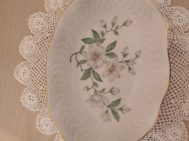 Vecchia ciotola ovale ceramica "Bavaria Creidlitz"