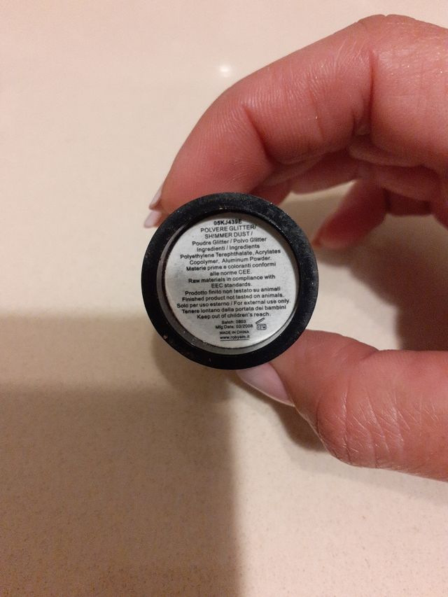 ombretto polvere di stelle glitter
