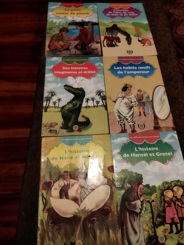 Colección 12 Libros de lectura infantil en Frances