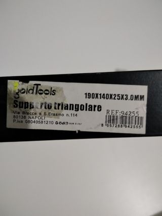 coppia di staffe per mensole
