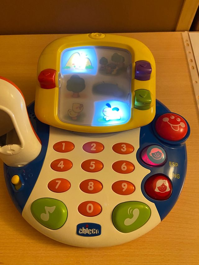 Teléfono para aprender inglés.(30x30)