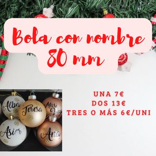 Bola de Navidad personalizada