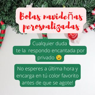 Bola de Navidad personalizada