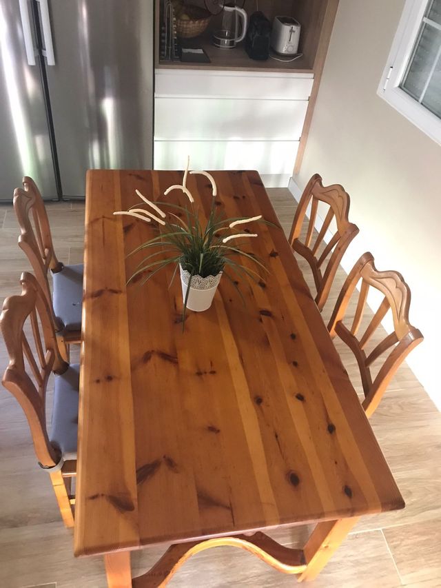 Mesa de madera de Pino Macizo