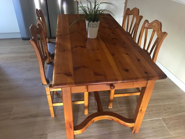 Mesa de madera de Pino Macizo