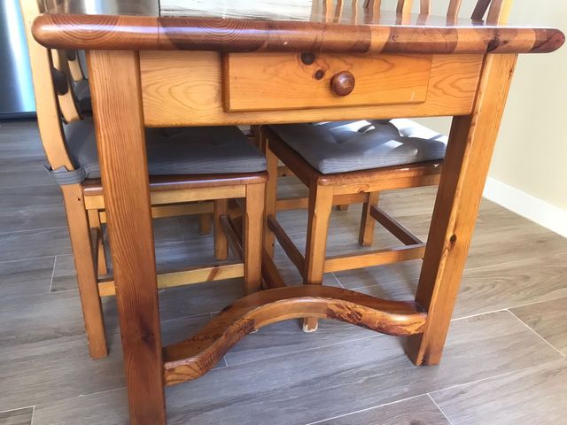 Mesa de madera de Pino Macizo