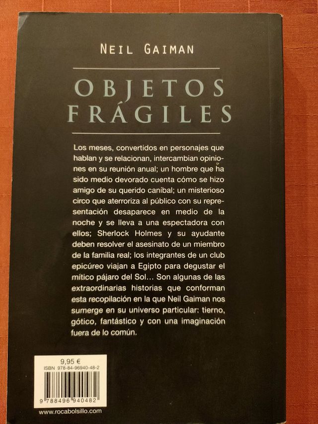 Libro "Objetos frágiles"