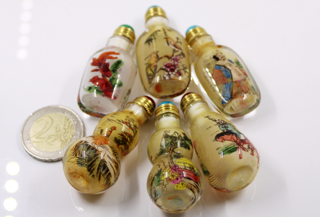 Lote de 6 Snuff Bottles - Botella para rape