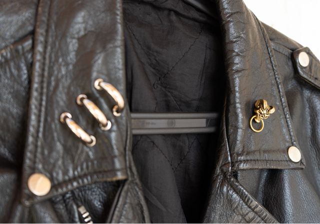 giacca in pelle da uomo, personalizzata M-L