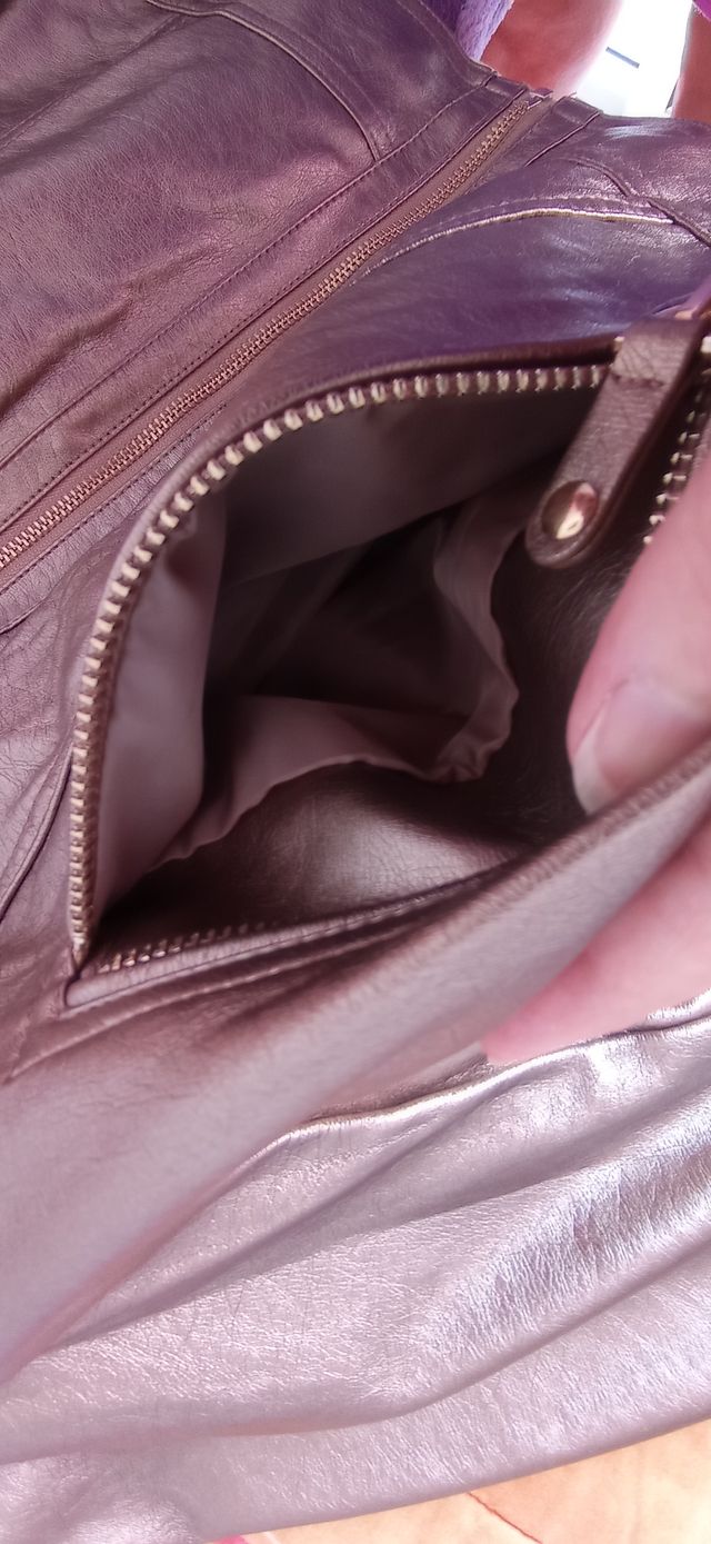 Chaqueta de Polipiel Dorada 44 sin estrenar