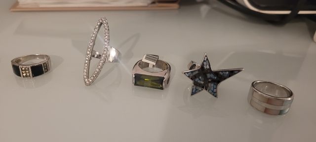 anillos plata