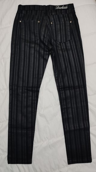 Pitillos de rayas negras y grises 
