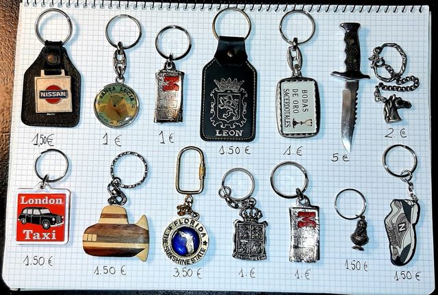 COLECCIONISMO LLAVEROS