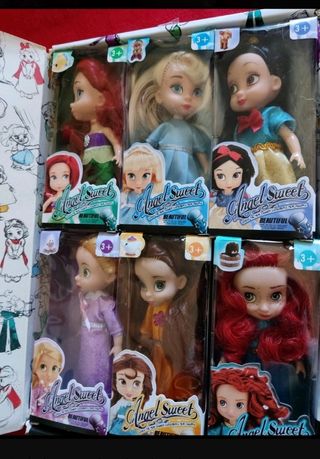 LOTE 6 PRINCESAS NUEVAS