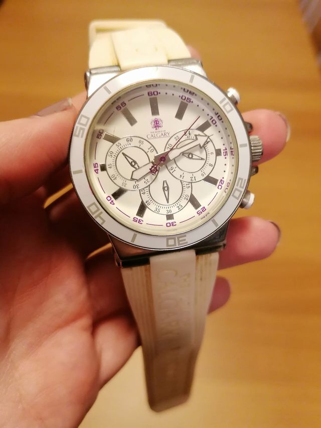 ⌚ Reloj Calgary blanco