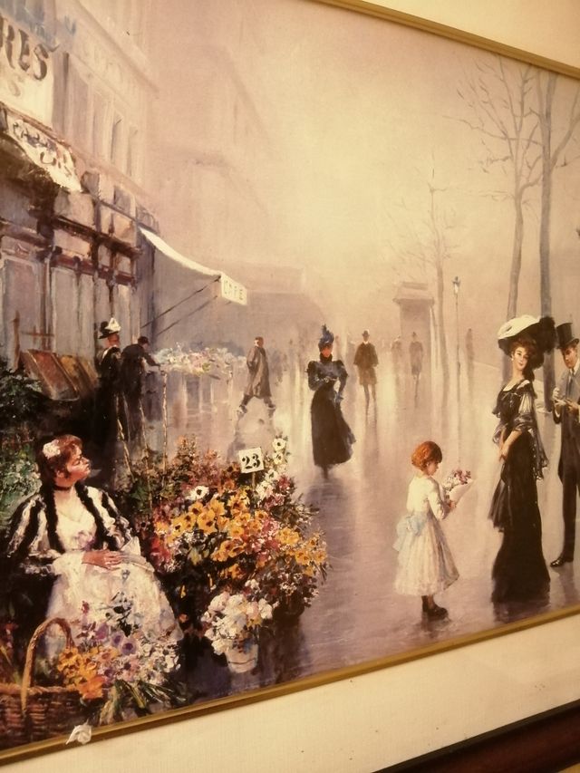 4 CUADROS ENMARCADOS Y CON CRISTAL, 5 € LOS 4