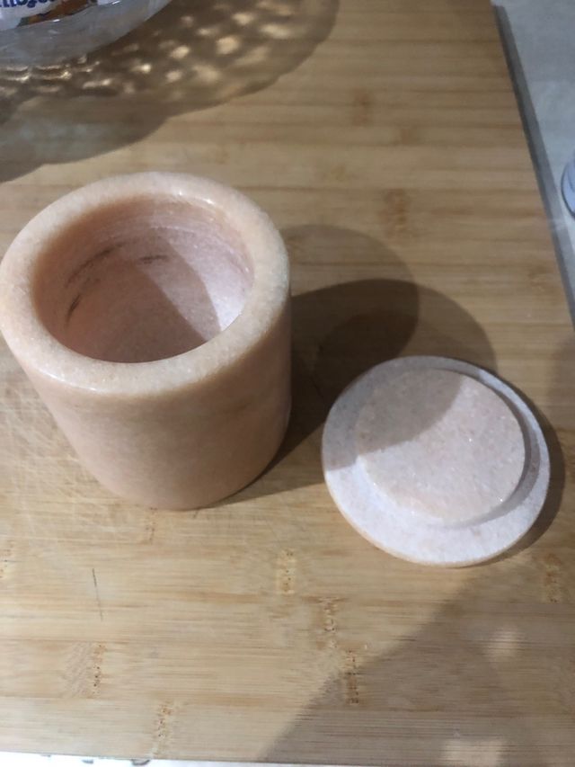 Portacandela in pietà rosa