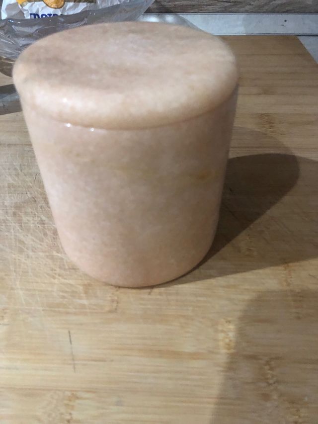 Portacandela in pietà rosa