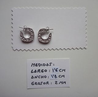 PENDIENTES DE ACERO QUIRÚRGICO - AROS - NUEVOS