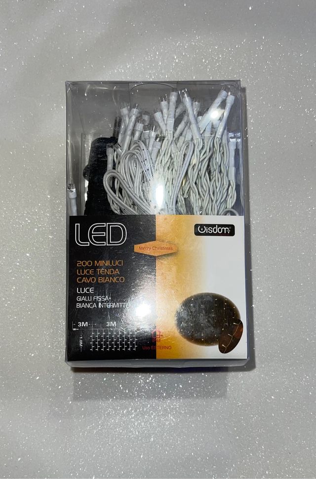 200 miniluci tenda decorazioni 