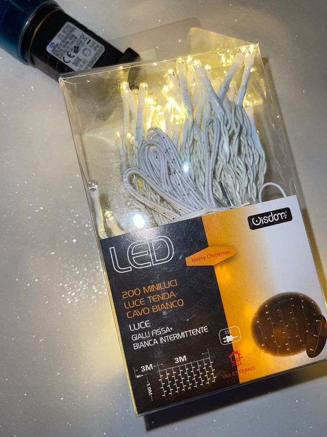 200 miniluci tenda decorazioni 