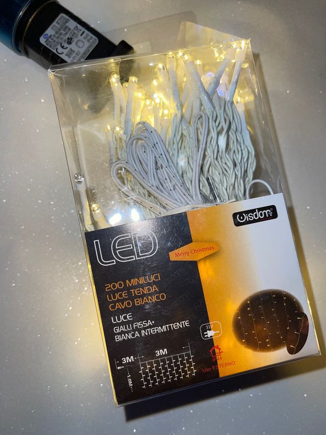 200 miniluci tenda decorazioni 