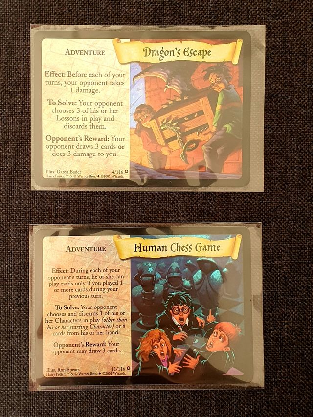 Harry Potter TCG Base set Human Chess Game