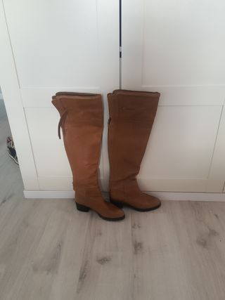 Botas altas piel 
