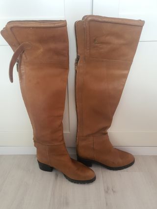 Botas altas piel 
