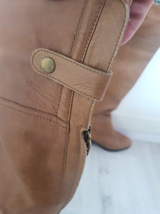 Botas altas piel 