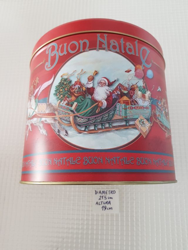 REBAJASSS CAJA DE METAL NAVIDAD