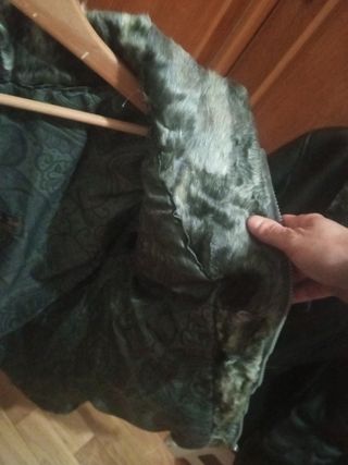 CAZADORA ABRIGO ASTRACAN GRIS NEGOCIABLE