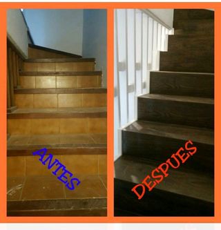 Fabricación de escalera de una pieza