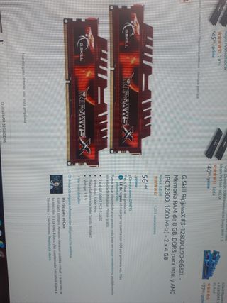 memorias ram 8gb 
