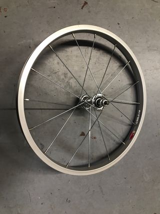 Llanta delantera de bicicleta de aluminio 