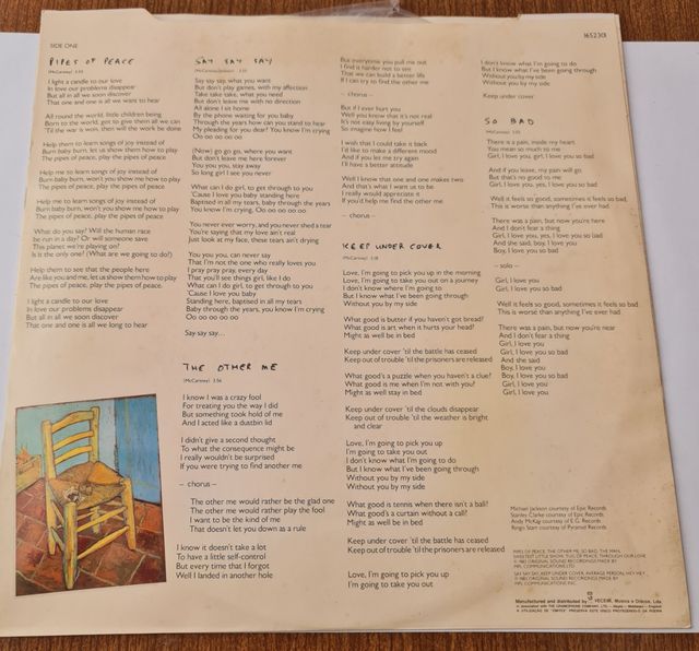 Paul McCartney Pipes of Peace