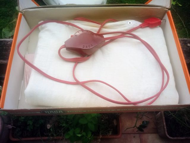 Almohadilla eléctrica vintage