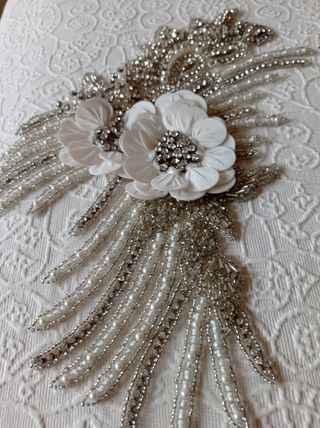 Aplicaciones de pedrería vestido Novia/Fiesta