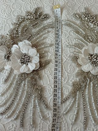Aplicaciones de pedrería vestido Novia/Fiesta